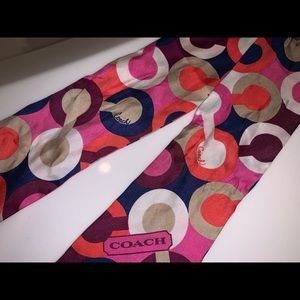 Coach pony/neck scarf